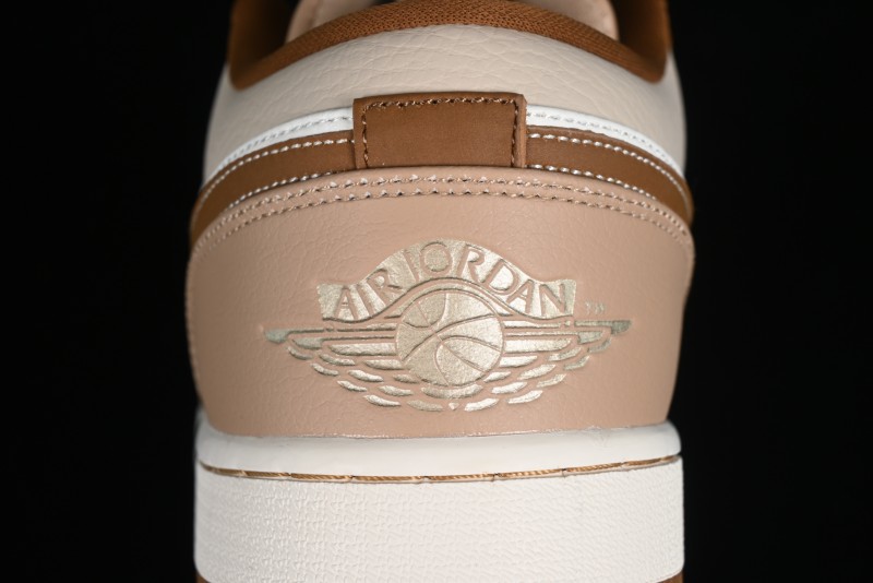 Nike Air Jordan 1 Low AJ1 Khaki Yellow Low-Top Casual Lifestyle Sneakers - HF5753-221