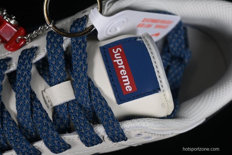 Supreme x Nike SB Dunk Low Casual Skate Shoes with Zoom Air Cushion - DQ1098-335