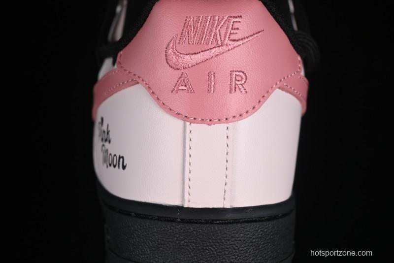 Nike Air Force 1 '07 Low Custom Anime Theme Black Sugar Heart Casual Sneakers with Lace-Up - ZH0316-012