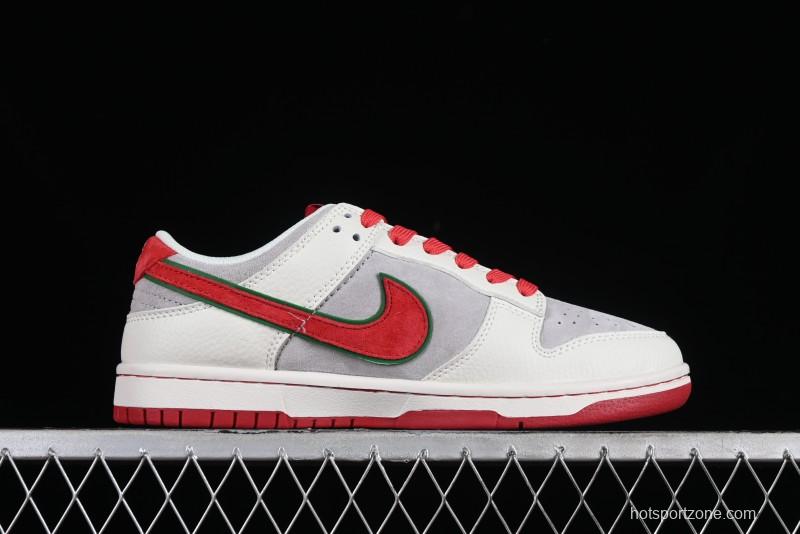Nike SB Dunk Low Chinese New Year Limited Edition - Lucky Red Anniversary Custom Low-Top Casual Sneakers - CR8033-506