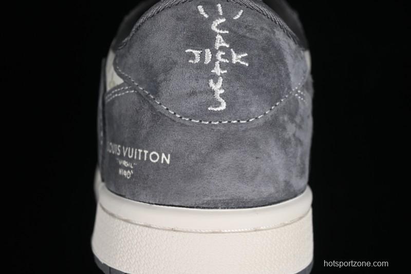 Nike Air Jordan 1 Low OG SP Travis Scott x Fragment Design Collaboration Sneakers - SJ2068-001