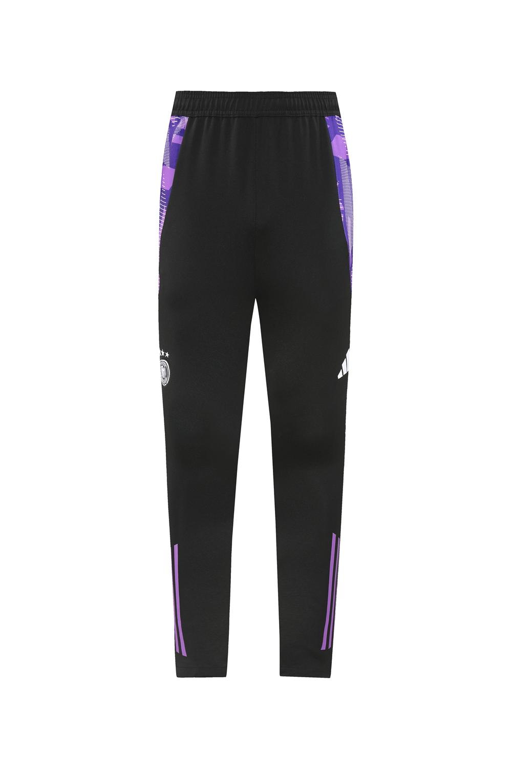 2024 Germany Purple Full Zipper Jacket +Long Pants