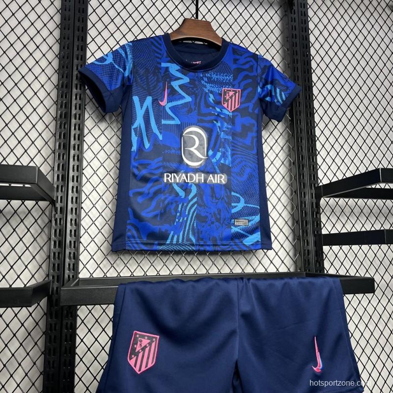 4/25 Kids Atletico Madrid Third Jersey