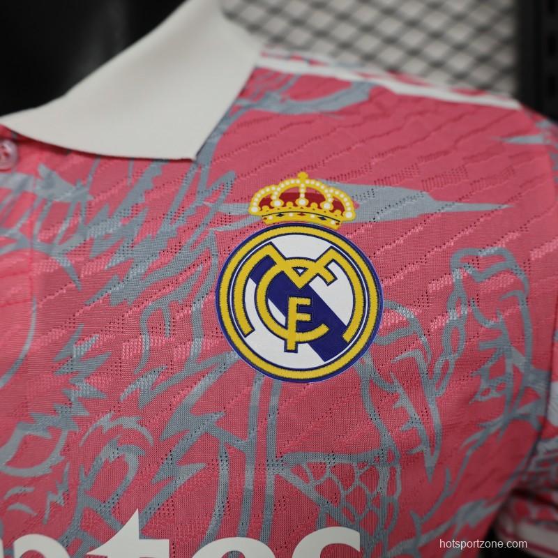 Player Version 24/25 Real Madrid Pink Dragon Special Jersey