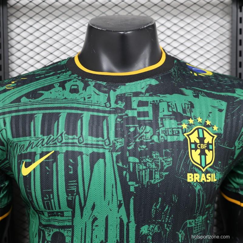 Player Version 2024 Brazil Green Special Jersey