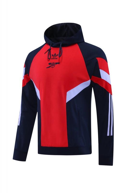 24/25 Arsenal Red/Navy Hoodie Jacket +Long Pants