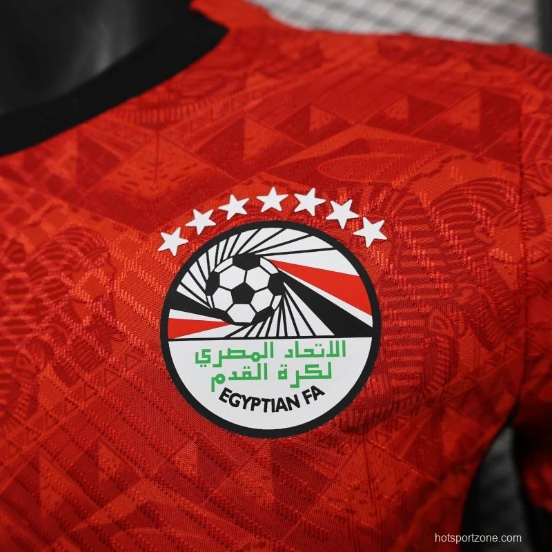 2024 Player Version Egypt Home Jersey