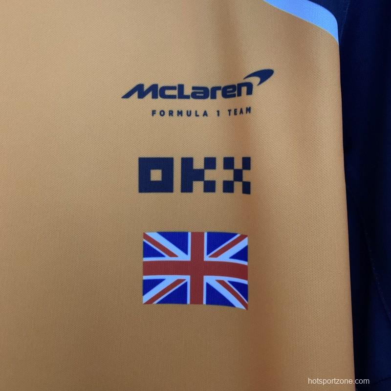 2025 F1 Formula Orange/Black Mclaren Norris T-Shirt