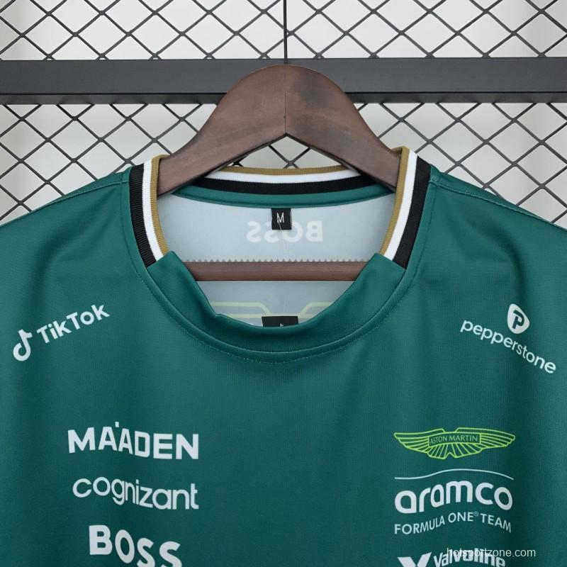 2025 F1 Formula Aston Martin Green T-Shirt