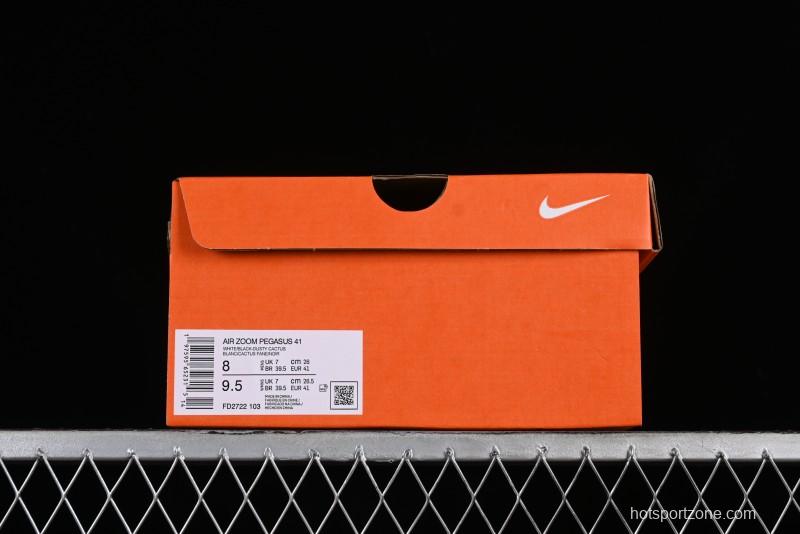 Nike Air Zoom Pegasus 41 Breathable Lightweight Running Shoes with Cushioning - FD2722-103