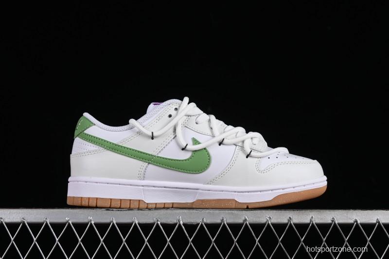 Nike Dunk Low SB Casual Sneakers Spring Summer Series Green Grape Camellia White Green - FD9922-151