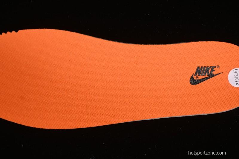 Nike SB Dunk Low Casual Skate Shoes in White, Orange, and Black - DH9765-003