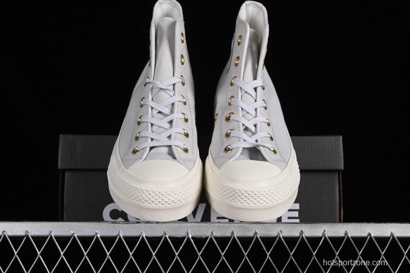 Converse All Star Lift High Top Platform Casual Canvas Shoes - A08237C