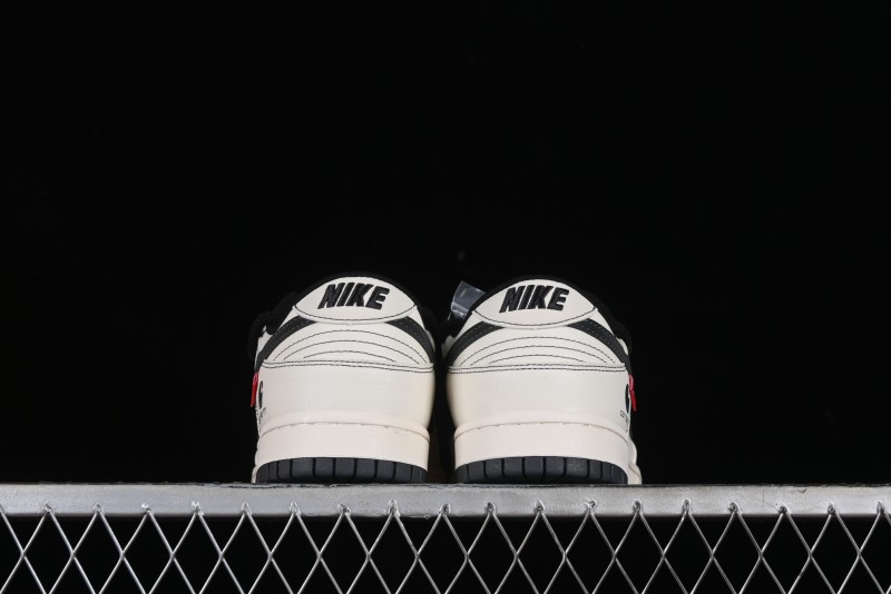 Nike SB Dunk Low Carhartt Collaboration - Strap Black Hook Anniversary High-End Custom Low-Top Casual Skate Shoes - SJ2068-265