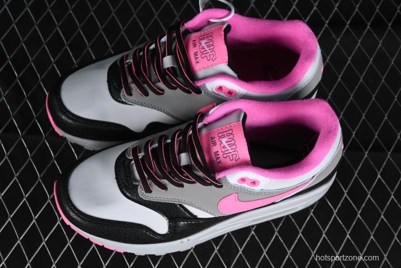 Nike Air Max 1 Retro Running Shoes with Half-Sole Air Cushion - HF3713-003