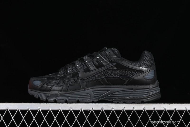 Nike P-6000 PRM Retro Casual Sneakers with Vintage Running Shoe Design - FQ8732-010