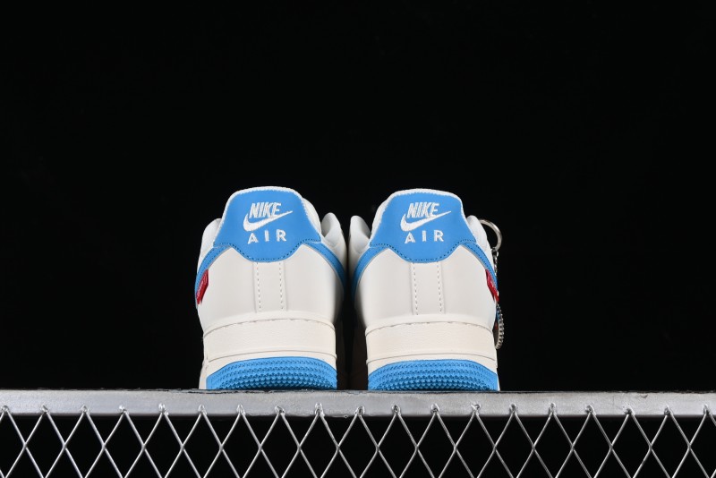 Nike Supreme x Air Force 1'07 Low Casual Sneakers in Lake Blue - HD1968-024