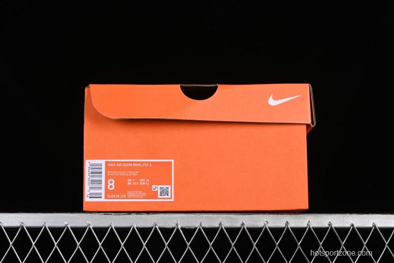 Nike Zoom Rival Fly 3 Lightweight Fabric Comfortable Cushion Slip-Resistant Low-Top Casual Running Shoes - DJ5426-100