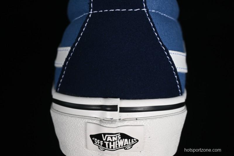 Vans Sk8-Mid Navy Blue Mid-Top Retro Classic Casual Canvas Shoes - VN0A391F5TU