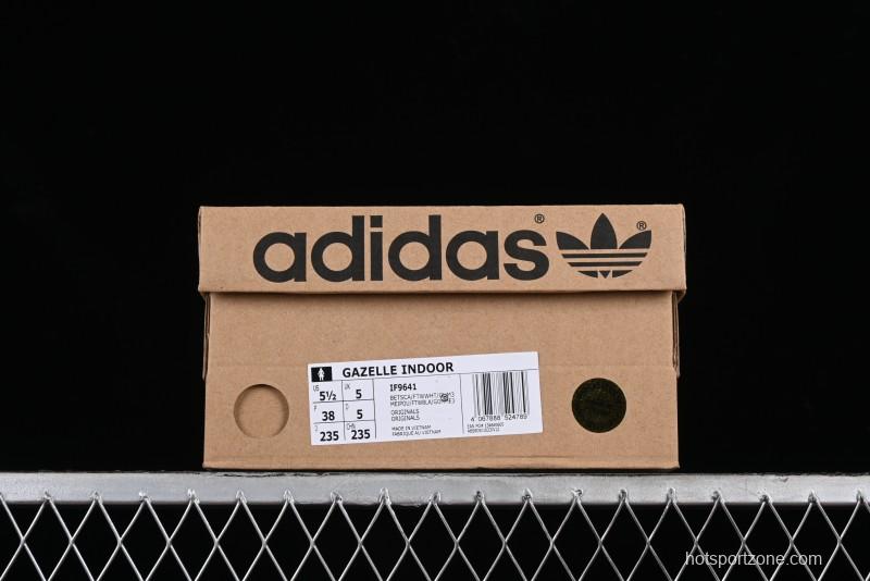 Adidas Originals Gazelle Indoor IF9641 Retro Casual Slip-Resistant Low-Top Sneakers - IF9641
