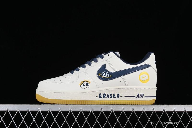 Nike Air Force 1 '07 Low "Eraser" Casual Sneakers - XC2351-330
