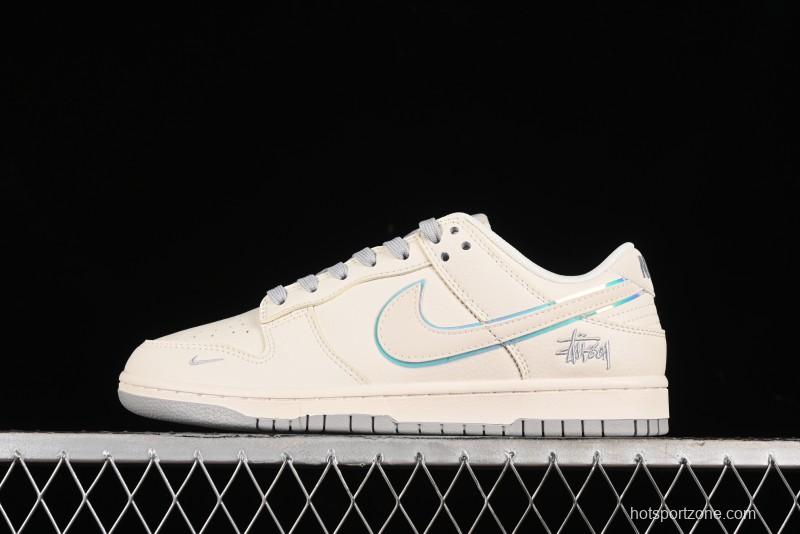 Nike SB Dunk Low Stussy Anniversary Custom Low-Top Casual Sneakers - XY1688-002