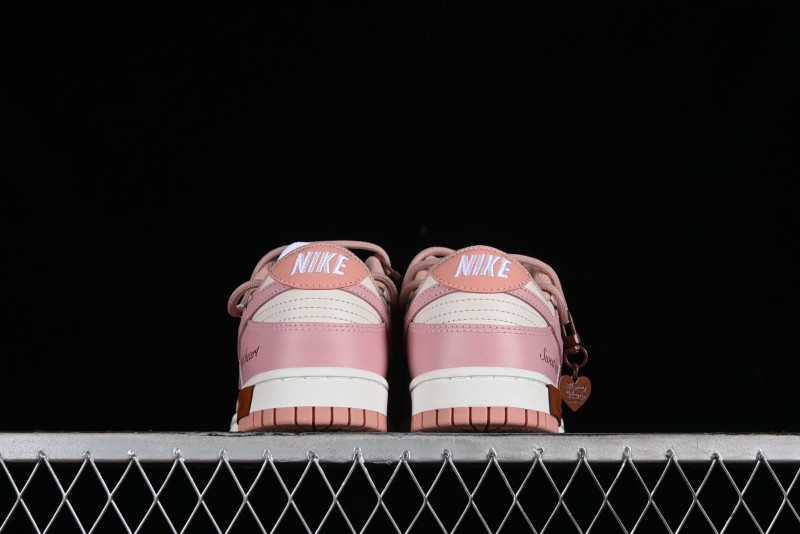 Nike Dunk Low ESS Custom Edition Rose Pink Retro Sweetheart Low-Top Casual Sneakers - DD1503-118