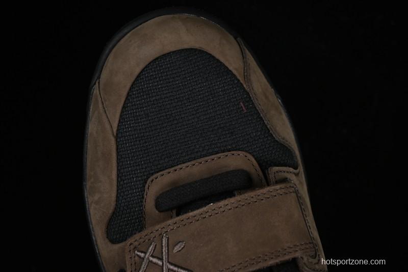 Nike Travis Scott x Jordan Cut The Check AJ1 Basketball Shoes with Velcro Design - FZ8117-204