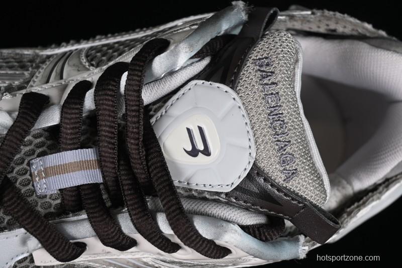 Balenciaga Runner Kith Four Color Retro Casual Sneakers - W3RMU2000