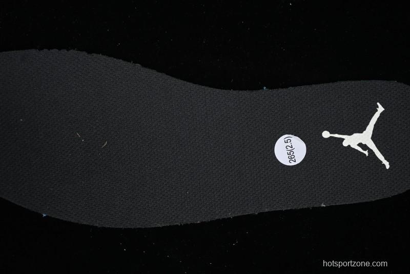 Nike Air Jordan 1 Low "Quai 54" Casual Sneakers in White Black Blue - HQ0764-001