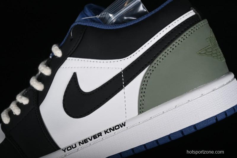 Nike Air Jordan 1 Low AJ1 Casual Lifestyle Sneakers - 553558-414