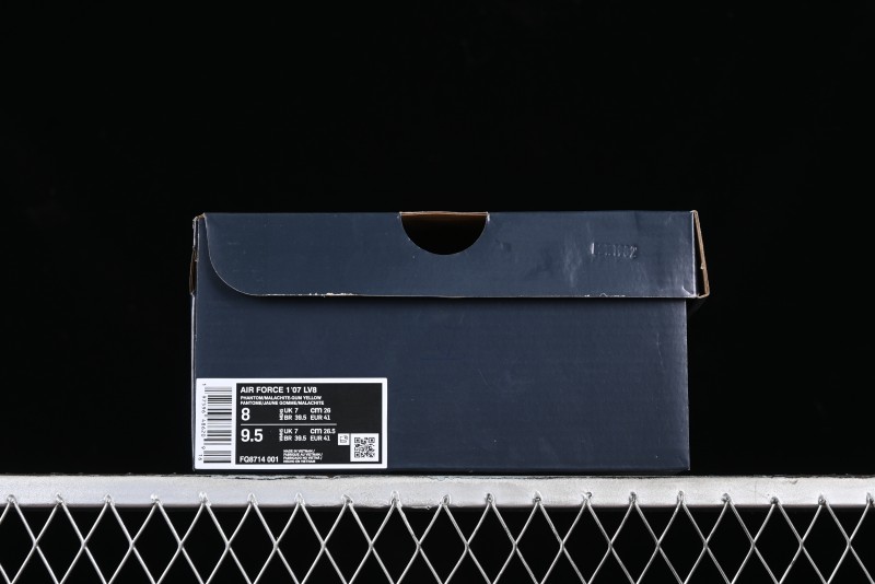 Nike Air Force 1 '07 Low Casual Sneakers with Full-Length Air Cushion - FQ8714-001