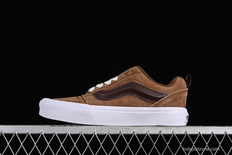 Vans Classics Knu Skool Retro Sneakers with Enlarged Toe and Thickened Trim - VN0009QCLC5