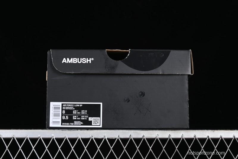Nike Air Force 1 '07 Low Ambush Collaboration Casual Sneakers - DV3464-700