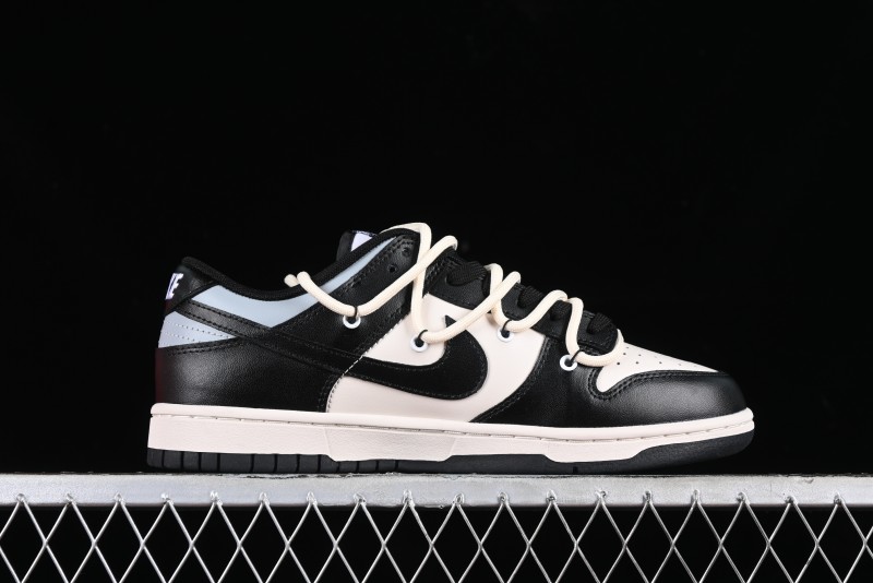 Nike Dunk Low Speed & Fury Distressed Oxidized Metal Punk SB Strap Low-Top Casual Sneakers - DD1391-100