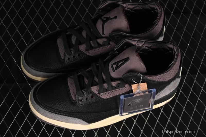 Nike A Ma Maniere x Air Jordan 3 Retro Black Sneakers - FZ4811-001