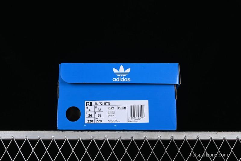 Adidas Originals SL 72 Retro Running Shoes with Nylon Upper and Rubber Outsole - JI2505