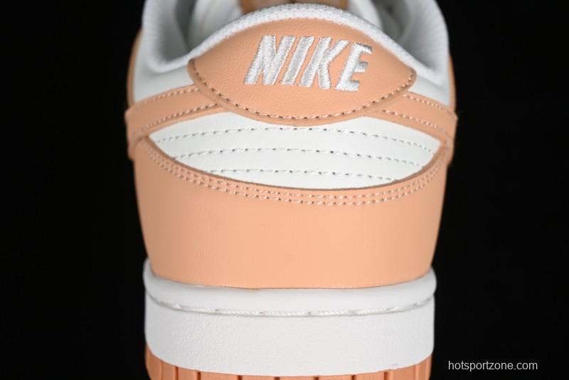 Nike Dunk Low "Harvest Moon" SB Skateboarding Shoes in Beige Orange - DD1503-114