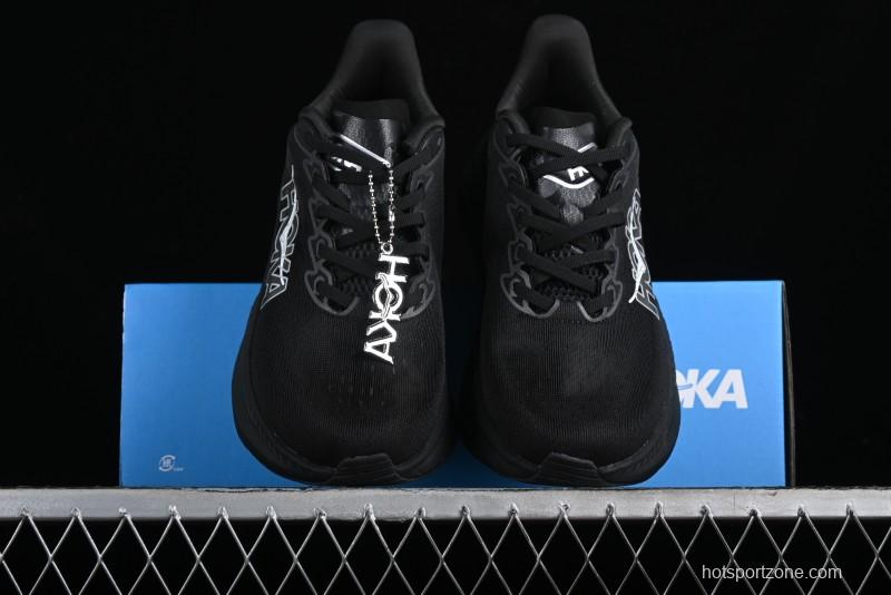 HOKA ONE ONE MACH 6 Flagship Racing Shoes with Carbon Plate Technology and Asymmetric Design - 114791 BLACK