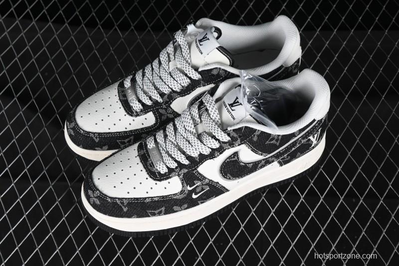 Nike Air Force 1 '07 Low LV Collaboration - Starry Night Black Low-Top Casual Sneakers - SJ2088-002