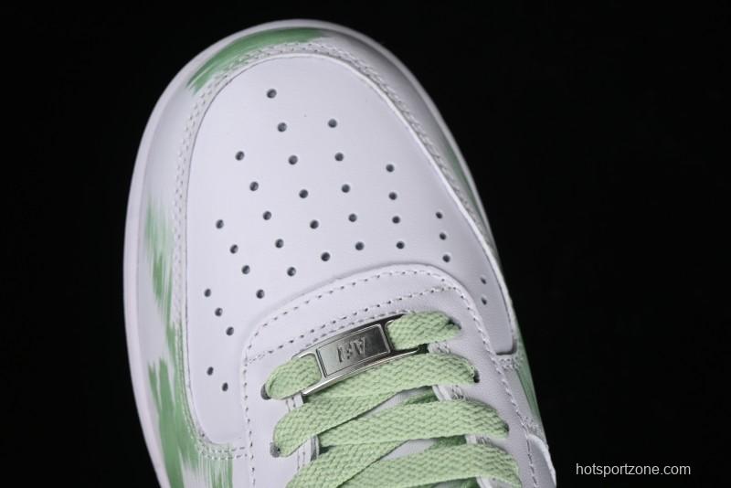 Nike Air Force 1 '07 Low Custom Hand-Painted Anime Theme with Swoosh Shadow and Strap - CW2288-111