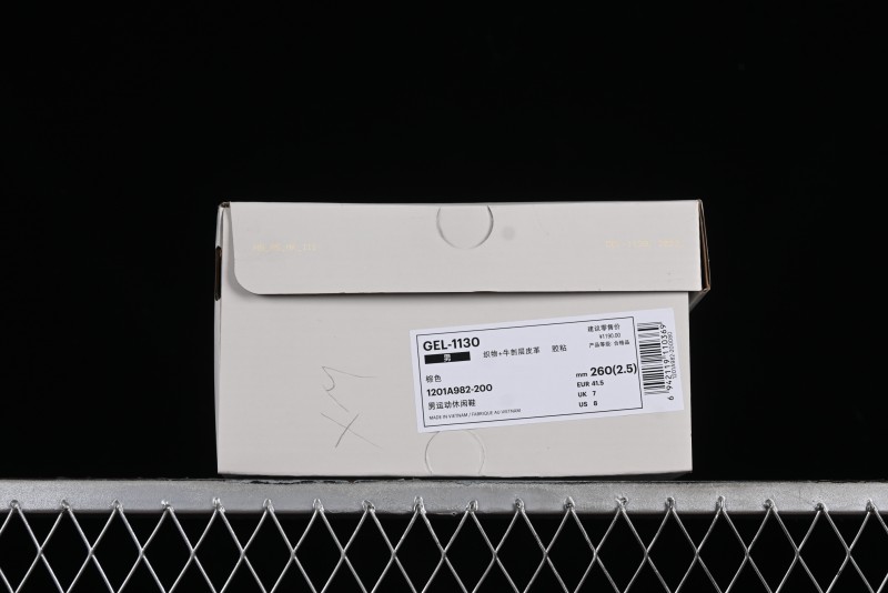 Asics Tiger GEL-1130 Low-Top Retro Running Shoes with GEL Cushioning and Ortholite Insole - 1201A982-200