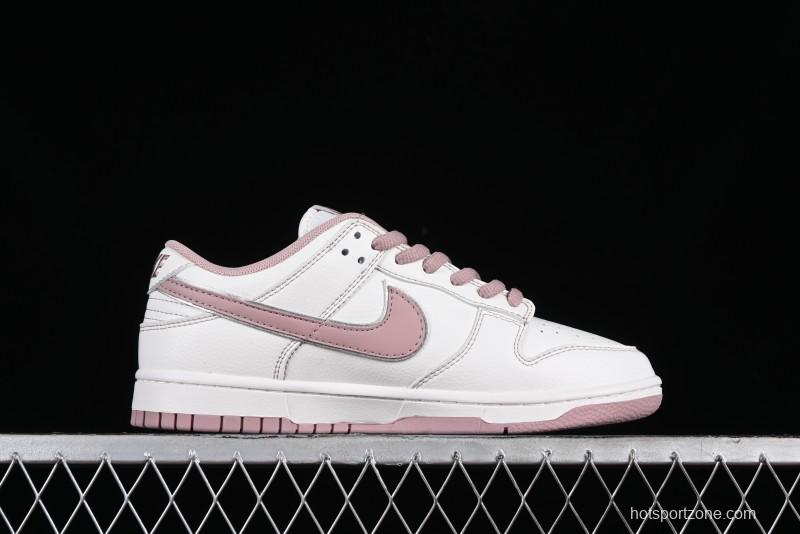 Nike Supreme x SB Dunk Low Collaboration - Rouge Pink Anniversary High-End Custom Low-Top Casual Skate Shoes - DY1503-006