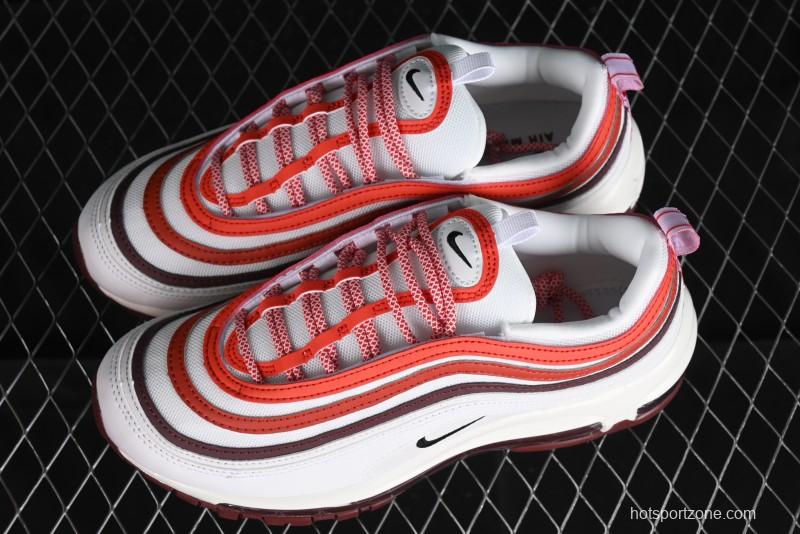 Nike Air Max 97 Retro Running Shoes with Full-Sole Air Cushion - FN6957-101