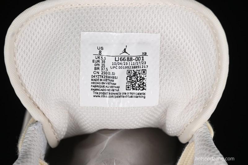 Nike Air Jordan 1 Low AJ1 The North Face Collaboration - White Grey Brown Custom High-End Basketball Shoes - LJ6688-001