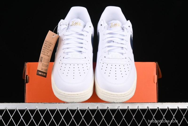 Nike Air Force 1 '07 Low Casual Sneakers with Full-Length Air Cushion - FZ6768-100