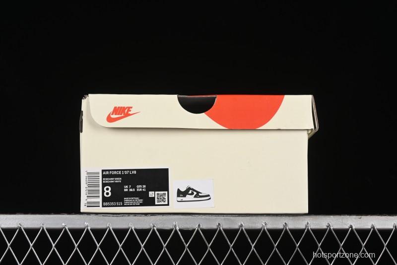 Nike Air Force 1 '07 Low Stussy Collaboration - Lotus Green Low-Top Casual Sneakers - BB5353-515