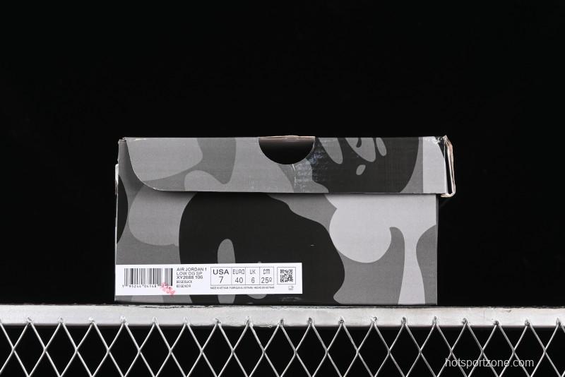Nike Travis Scott x Fragment Design x Air Jordan 1 Low OG SP Sneakers - XY2688-106