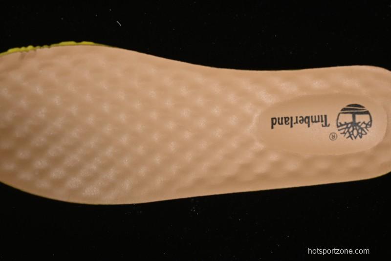 Timberland Low-Top Casual Shoes for Men - 24SS Autumn Collection with Oil-Resistant Italian Leather & Anti-Slip Rubber Outsole - TB73535YELLOW