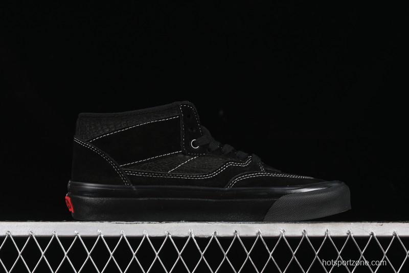 Vans Half Cab 33 DX Black Knight Anaheim Classic Retro Skate Shoes - VN0A5KX6BKA